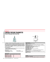 Thumbnail of document Data Sheet - 681 Sanitary Pressure Transmitter